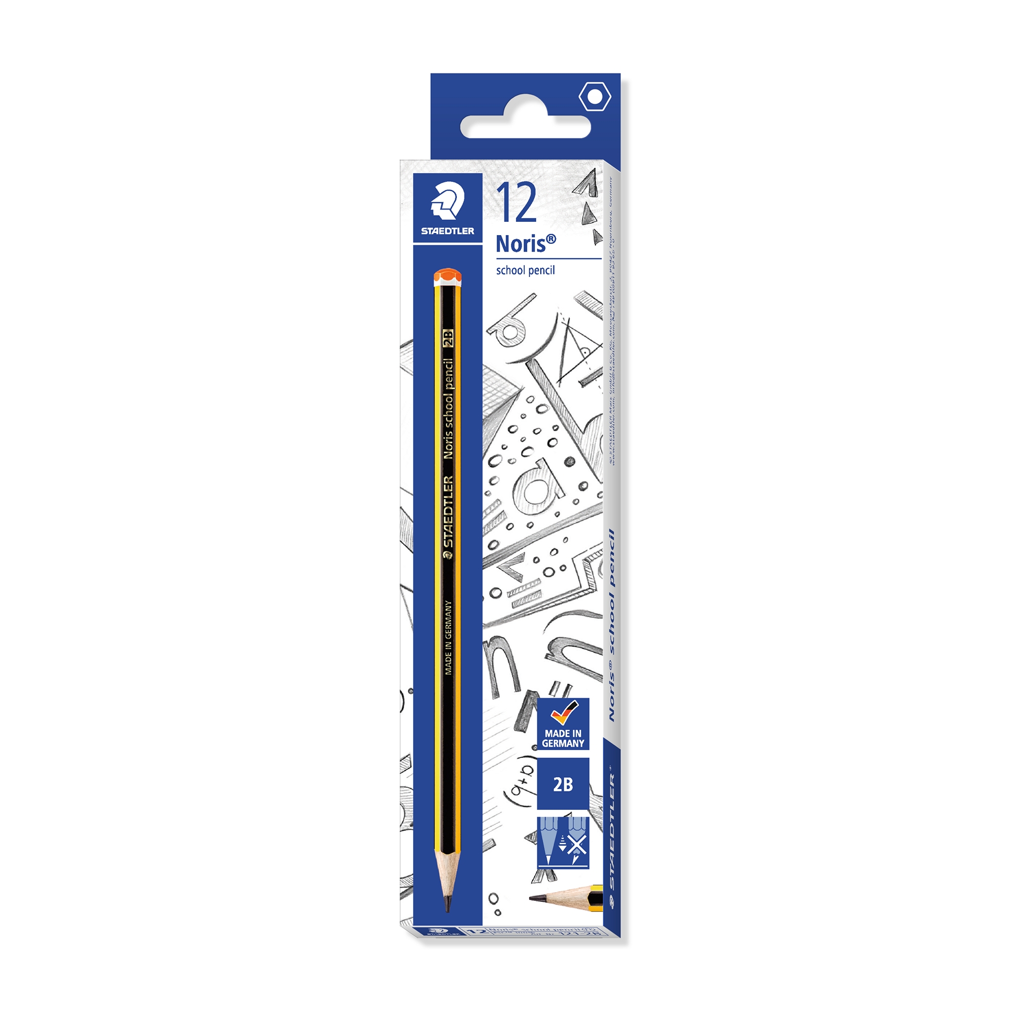 Staedtler 2B Graphite Noris Pencils - Pack of 72